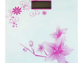 ВЕСЫ напольные электронные "Розовые цветы" до 180 кг