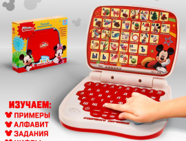 Игрушка обучающая "Умный компьютер", Микки Маус и друзья