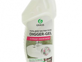 СРЕДСТВО для устранения засоров "DIGGER-GEL"750мл Grass