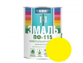 ЭМАЛЬ ПФ-115  1,9кг ЖЕЛТАЯ ПРОРЕМОНТ