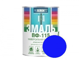 ЭМАЛЬ ПФ-115  1,9кг СИНЯЯ ПРОРЕМОНТ