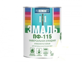 ЭМАЛЬ ПФ-115  1,9кг БЕЛАЯ ГЛЯНЦЕВАЯ ПРОРЕМОНТ