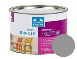 ЭМАЛЬ ПФ-115  0,9кг СВЕТЛО-СЕРАЯ ОПТИМУМ