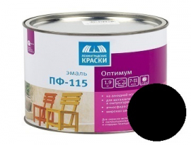 ЭМАЛЬ ПФ-115  1,9кг ЧЕРНАЯ  ОПТИМУМ