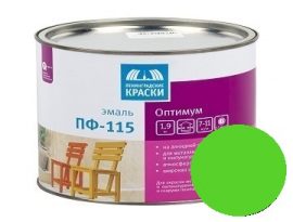 ЭМАЛЬ ПФ-115  1,9кг СВЕТЛО-ЗЕЛЕНАЯ ОПТИМУМ