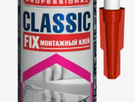 КЛЕЙ МОНТАЖНЫЙ ТИТАН Classic Fix ПРОЗРАЧНЫЙ 310мл