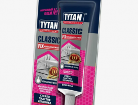 КЛЕЙ МОНТАЖНЫЙ ТИТАН Classic Fix ПРОЗРАЧНЫЙ 100мл