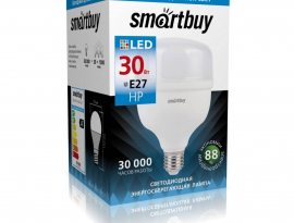 ЛАМПА СВЕТОДИОДНАЯ "Smartbuy" 30W Е27 6500K