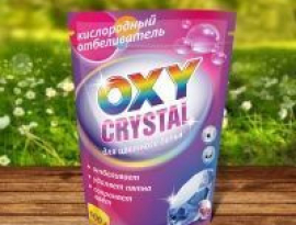 ОТБЕЛИВАТЕЛЬ КИСЛОРОДНЫЙ "OXY CRYSTAL" ДЛЯ ЦВЕТНОГО БЕЛЬЯ 600гр