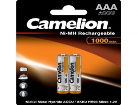 Батарейка аккумул.Camelion R03  1000mA  (2шт/упак)