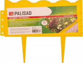 БОРДЮР "Провинциальный" 14х310см, желтый PALISAD 65070