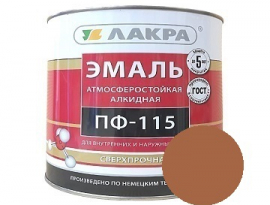 ЭМАЛЬ ПФ-115  2кг КОФЕ С МОЛОКОМ ЛАКРА