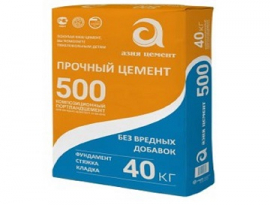 ЦЕМЕНТ Азия м-500  40кг (подд.-40меш)