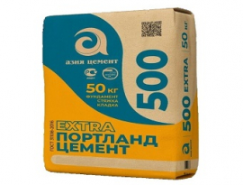 ЦЕМЕНТ Азия м-500  50кг (подд 30 меш)