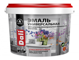 ЭМАЛЬ База А  0,9кг RAL 9010 ГЛЯНЦЕВАЯ ДАЛИ