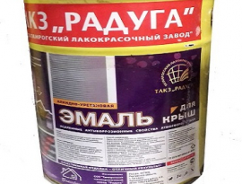 ЭМАЛЬ 6 кг ДЛЯ КРЫШ 3в1 КРАСНО-КОРИЧНЕВАЯ