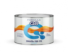 ЭМАЛЬ ПФ-115 0,4кг СИНЯЯ FORMULA Q8
