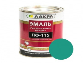 ЭМАЛЬ ПФ-115  1кг БИРЮЗА  ЛАКРА