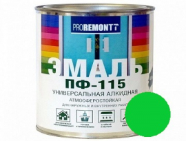 ЭМАЛЬ ПФ-115  1,9кг САЛАТОВАЯ ПРОРЕМОНТ