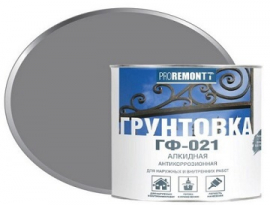 ГРУНТ ГФ-021  1,8л  СЕРЫЙ ТОН