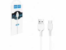 КАБЕЛЬ Hoco X20, Type-C - USB, 3 А, 3 м, PVC оплетка, белый