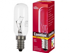 ЛАМПОЧКА  для вытяжек T25 E14 40W Camelion 81х25