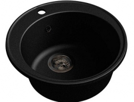 МОЙКА каменная SIMGRAN (мрамор,глянец) чаша+крыло D-750х490мм сафари