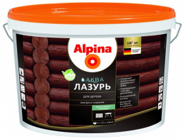 ALPINA АКВА ЛАЗУРЬ 10л МАХАГОН