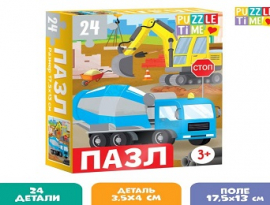ПАЗЛ "Большая стройка", 24 элемента 7005861