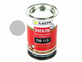 ЭМАЛЬ ПФ-115  1кг СЕРАЯ  ЛАКРА