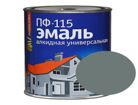 ЭМАЛЬ ПФ-115  0,8кг СЕРАЯ ОПТИМУМ
