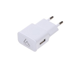 Сетевое зарядное устройство LuazON LN-100AC, 1 USB, 1 A, белое