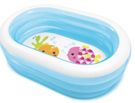 БАССЕЙН НАДУВНОЙ 163х107х46см My Sea Friends INTEX