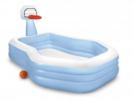 БАССЕЙН НАДУВНОЙ 257х188х135см Shootin Hoops INTEX