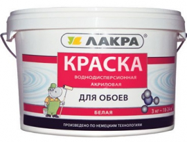 КРАСКА ДЛЯ ОБОЕВ 3кг