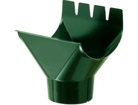 Воронка круглая D125/100 RAL 6005 зеленый мох