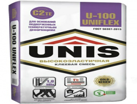КЛЕЙ ПЛИТ UNIFLEX U-100 25 кг