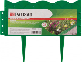БОРДЮР "Провинциальный" 14х310см, зеленый PALISAD 65065